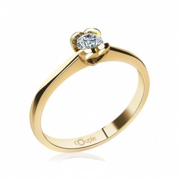 COUPLE zásnubný prsteň, Veľkosť prsteňa 59 | Kód: 6814038-0-51-1