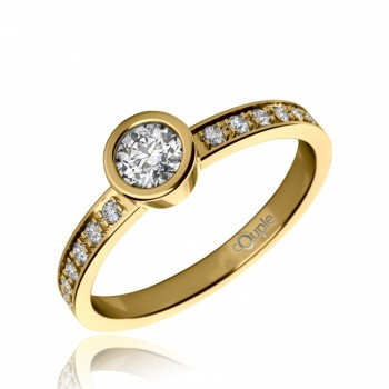 COUPLE zásnubný prsteň, Veľkosť prsteňa 59 | Kód: 6810037-0-51-1