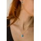 NM LOE005 silber Ohrringe Herz mit Opale
