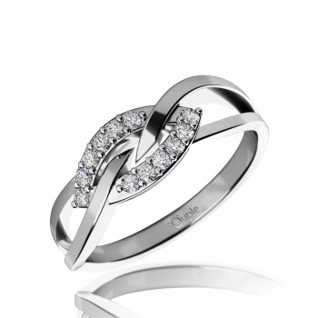 COUPLE zásnubný prsteň, Veľkosť prsteňa 59 | Kód: 6860087-0-53-1